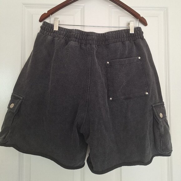 Public Saint Black CARGO SWEAT-SHORTS  size xl - Picture 3 of 9